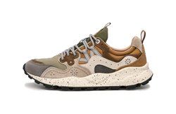 YAMANO 3 MAN Sneakers in suede e tessuto tecnico - Grigio scuro